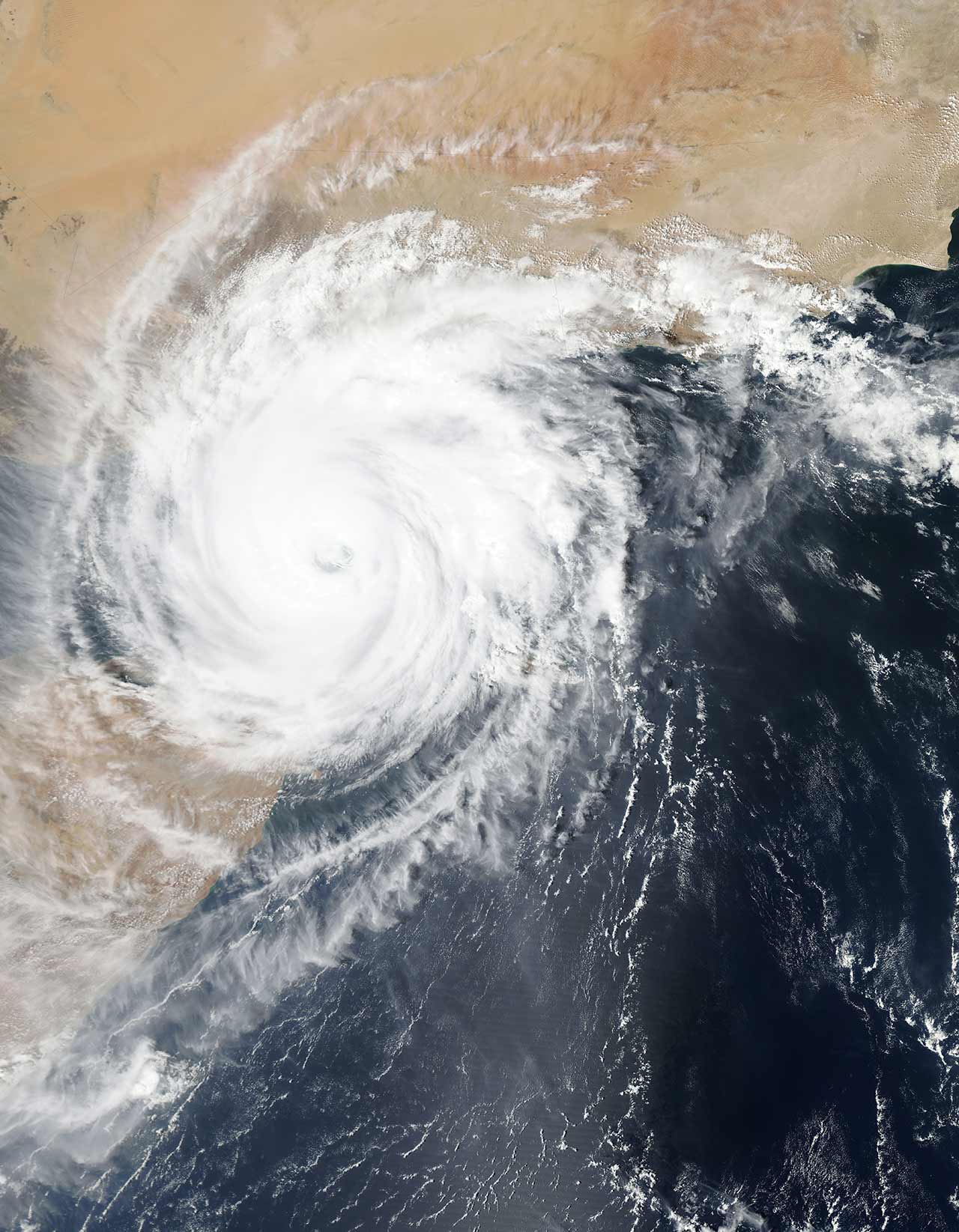 A hurricane over Yemen.